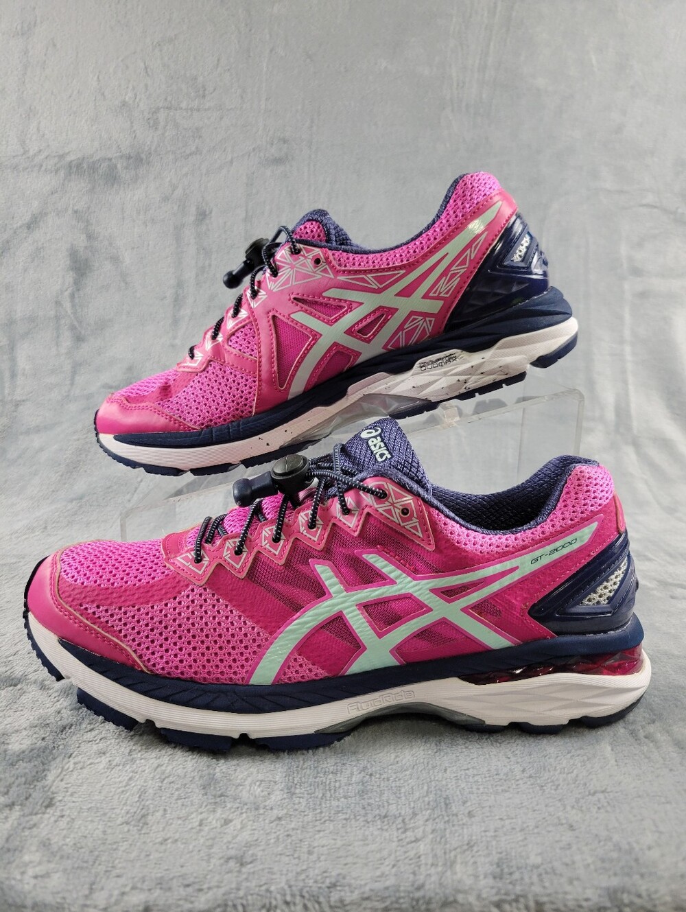 ASICS GT-2000 4 Pink Blue Running Shoes Womens Size 8 - Picture 3 of 8